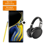 O2 Free M Boost mit 20GB nur 34,99 Euro monatlich + Galaxy Note 9 und Sennheiser HD HD 4.50 für einmalig 49,- Euro