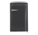 Exquisit RKS 120-16 RVA Kühlschrank im matt Schwarz Retro-Design für 259,- Euro