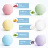 Tdbest Badebomben Set mit 6 x 115g für nur 4,99 Euro bei Amazon