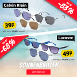 SportSpar: Verschiedene Lacoste & Calvin Klein Sonnenbrillen stark reduziert – ab nur 39,99€