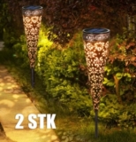 Doppelpack Görvitor Metall Solarleuchten für nur 15,99 Euro