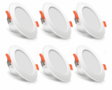 Solmore LED-Einbaustrahler (6 Stck., 7W, warmweiß) für nur 17,39 Euro inkl. Versand