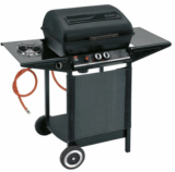Landmann Lavastein-Gasgrill mit Seitenbrenner & Lavasteinen für 79,99 Euro
