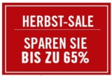 Sale! Bis zu 65% Rabatt auf über viele Artikel + weitere 25% durch Gutscheincode