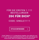 Schnell sein: 20€ Rabatt auf den gesamten Einkauf bei Lascana (80€ MBW) für die ersten 1.111 Bestellungen