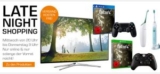 Saturn Late Night Deals am Mittwoch! Zum Beispiel mit dem SONY PS4 Wireless DualShock 4 Controller Schwarz für 39,99 Euro
