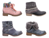 Top12: Winterboots, Schnürboots und Biker Boots von Laufsteg München zu stark reduzierten Preisen