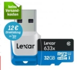 Lexar microSDHC UHS-I 32GB Speicherkarte mit USB 3.0 Kartenleser für 14,99 Euro inkl. Versand!