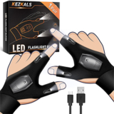 KEZKALS Handschuhe mit LED-Beleuchtung für 7,49€ – Prime