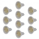 10x 3W LED Spots mit GU10, E14 oder E27 Fassung für zusammen nur 16,99 Euro inkl. Versand!