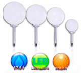 [EBAY WOW! #2] LED Solar Gartenkugel-Sets mit Erdspieß in 15, 20, 25 oder 30cm Durchmesser für nur 19,99 Euro inkl. Versand