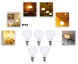 Fünf 240 V LED-Glühlampen (warmes weiß) für nur 12,99 Euro inkl. Prime-Versand