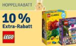 10% Rabatt auf alle LEGO Artikel ab 29,- Euro Bestellwert im MyToys Onlineshop