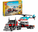 Geht noch: LEGO Creator 3in1 Tieflader mit Hubschrauber für 11,99€