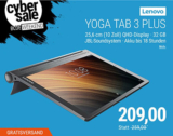 Lenovo YOGA Tab 3 Plus QHD Tablet mit 2K-Display für nur 209,- Euro inkl. Versand (statt 291,- Euro)