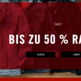 Levi’s Endofseason Sale mit bis zu 50% Rabatt + 10% Newsletter Rabatt und kostenloser Versand!