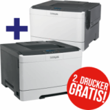 2 Stück LEXMARK CS317dn Farblaser-Drucker für nur 99,- Euro