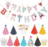 Lictin Geburtstagsparty Deko-Set für nur 3,99 Euro bei Amazon