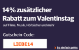 14% Sonder-Rabatt auf Filme, Musik, Spielwaren und Hörbücher bei Buch.de