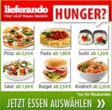 [LIEFERANDO] Nur heute! 15% sparen bei der Essensbestellung über Lieferando!