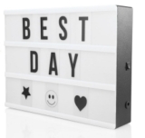 Mbuynow LED Lightbox mit 90 Buchstaben für 5,99 Euro bei Amazon