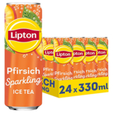 Geht wieder: 24 x 330ml LIPTON ICE TEA Sparkling Pfirsich für nur 13,48€ zzgl. 6€ Pfand