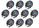 10er-Pack Lixada 15W RGBW LED DMX512 Bühne Licht für nur 73,98 Euro inkl. Lieferung