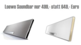 150,- Euro gespart! Loewe Individual Sound Projector SL in weiß oder silber für 499,- Euro!
