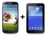 [LOGITEL] Wieder da! Vodafone Smart M (300 Freiminuten, SMS-Allnet-Flat, Surf-Flat) für nur 19,99 Euro mtl. + Samsung Galaxy S4 Schwarz + Samsung Galaxy Tab 3 nur 1,- Euro Zuzahlung