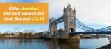 [REISEHUGO.DE] Schnell! Köln – London: Hin und zurück mit dem Bus nur € 2,50
