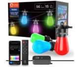 Smarte Lumary 16.5m LED Lichterkette für Außen mit Fernbedienung und Alexa Support für 48,99€