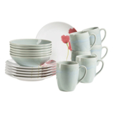 18-teiliges Mäser Frühstücksset Ossia (Keramik, Vintage-Look) für nur 39,99€