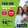 Letzter Tag: freenet Telekom Magenta Mobil Young 5G Allnet-Flat mit 80 GB für mtl. 11,95€ – 160 GB für 14,95€