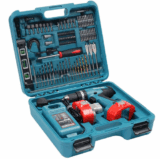 [EBAY.DE] 18 Volt Schlag-Bohr-Akkuschrauber Makita 8391DWPETK mit 2. Akku und 101tlg. Zubehör-Set für nur 129,- Euro!