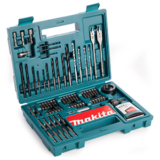 100-teiliges Makita B-53811 Bit & Bohrer-Set mit Bithalter & Kunstoffkoffer für nur 25,96€