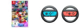 Mario Kart 8 Deluxe + Nintendo Switch Joy-Con-Lenkrad-Paar für nur 52,98€ inkl. Versand