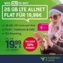 Telekom Allnet-Flat mit 26GB LTE (inkl. VoLTE + WLAN Call) für 19,99€ mtl.