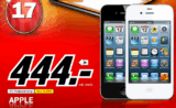 [MEDIAMARKT] Apple iPhone 4S 16 GB in schwarz oder weiß für nur 444,- Euro inkl. Versand