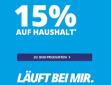 15% Rabatt auf die Kategorie Haushalt im MEDION Onlineshop + kostenloser Versand