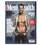 Bis zu 4 Monate der Zeitschrift Men´s Health nur 16,20 Euro – Prämie: ein 16,20 Verrechnungsscheck