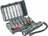 29-teiliges Metabo Bit-Set inkl. Lampe für 11,- Euro