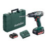 Metabo Akku-Bohrschrauber mit 2x 2,0 Ah Akku & Koffer für 75,90€