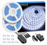 MINGER 10m Led Streifen (dimmbar/kaltweiß) für nur 12,99 Euro bei Amazon