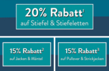 Verschiedene Gutscheicodes im Mirapodo Onlineshop – z.B. 20% Rabatt auf Stiefel & Stiefeletten