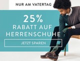 Nur heute: 25% Rabatt auf alle Herrenschuhe im Mirapodo Onlineshop