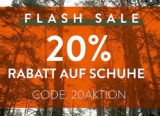 20% Rabatt auf alle Schuhe und Taschen für Damen, Herren und Kinder bei Mirapodo