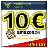 [10,- Euro Amazon Gutschein Gratis!] 	Mobilcom debitel free Simkarte kostenlos bestellen und 10,- Euro Amazon Gutschein geschenkt bekommen!