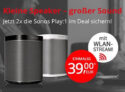 MD Vodafone Comfort Allnet Flat mit 4GB Daten für mtl. 19,99 Euro + Doppelpack Sonos Play:1 für nur einmalit 39,- Euro