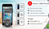 Apple iPhone 6S mit Vodafone Smart L GIGA Travel Allnet-Flat + 2GB Datenflat für nur 39,99 Euro monatlich
