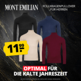 MONT EMILIAN Le Mans Rollkragenpullover (4 Farben, S-3XL) für nur 16,94€